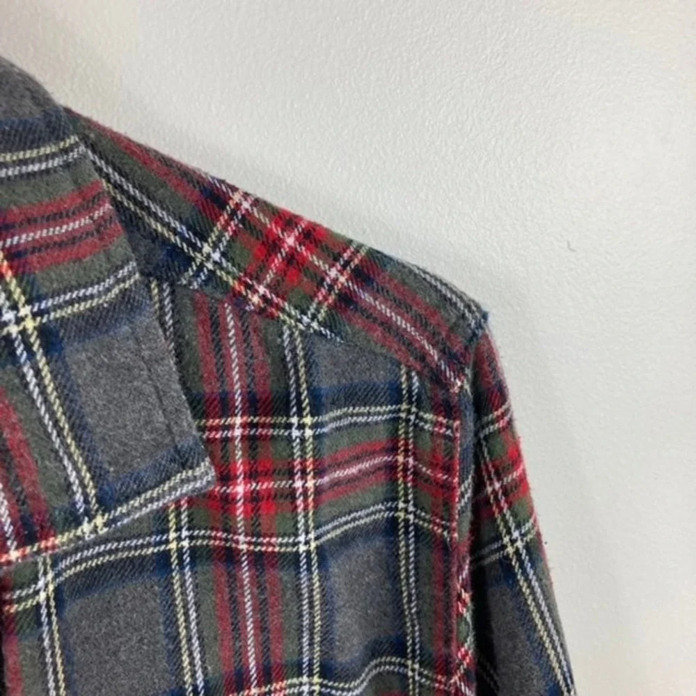 Woolrich Mens Plaid‎ Flannel Shirt M